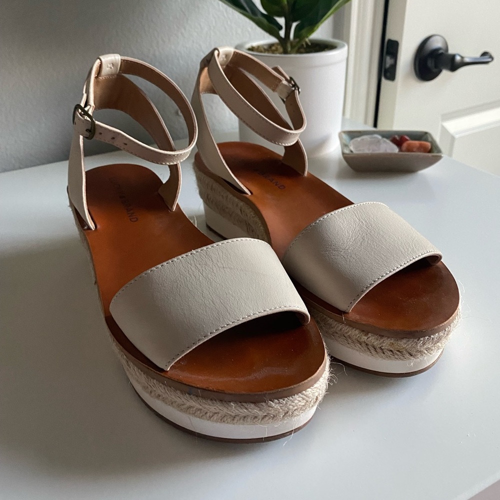 Lucky brand platform sandals